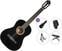 Klasična gitara Valencia VC104 Premium SET 4/4 Black Klasična gitara