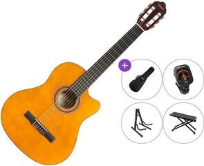 Guitarra clásica Valencia VC104CSET 4/4 Natural Guitarra clásica