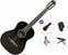 Chitară clasică Pasadena SC01SL Premium SET 4/4 Black Chitară clasică