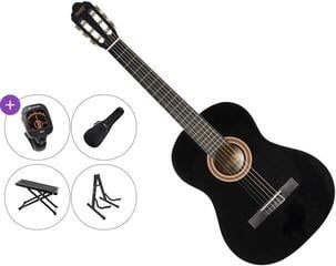 Guitarra clásica Valencia VC104L SET 4/4 Black Guitarra clásica