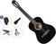 Klasična gitara Valencia VC104L Premium SET 4/4 Black Klasična gitara