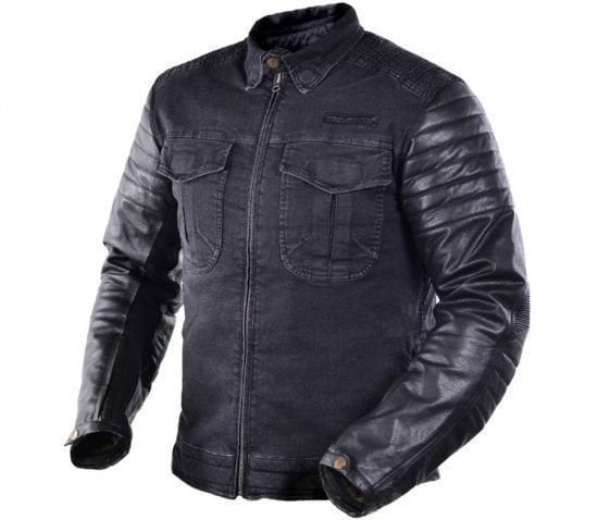 Tekstilna jakna Trilobite 964 Acid Scrambler Denim Jacket Black M Tekstilna jakna