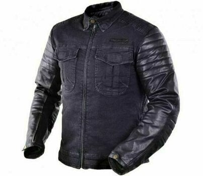 Textilná bunda Trilobite 964 Acid Scrambler Denim Jacket Black M Textilná bunda - 1
