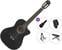Konzertgitarre Pasadena SC041C Premium SET 4/4 Black Konzertgitarre