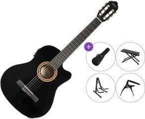 Elektro klasična gitara Valencia VC104CE SET 4/4 Black Elektro klasična gitara