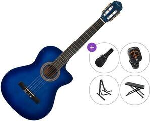 Klassieke gitaar Pasadena SC041C Premium SET 4/4 Blue Klassieke gitaar