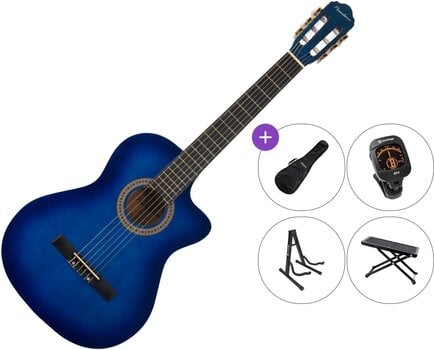 Klasikinė gitara Pasadena SC041C Premium SET 4/4 Blue Klasikinė gitara - 1