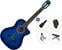 Klasikinė gitara Pasadena SC041C Premium SET 4/4 Blue Klasikinė gitara
