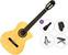 Klasikinė gitara Pasadena SC041C Premium SET 4/4 Natural Klasikinė gitara