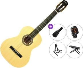 Guitarra clássica Pasadena SC041 Premium SET 4/4 Natural Guitarra clássica