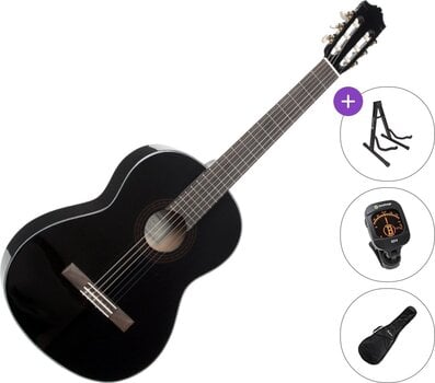 Klasická kytara Yamaha C40 Standard SET 4/4 Gloss Black Klasická kytara - 1