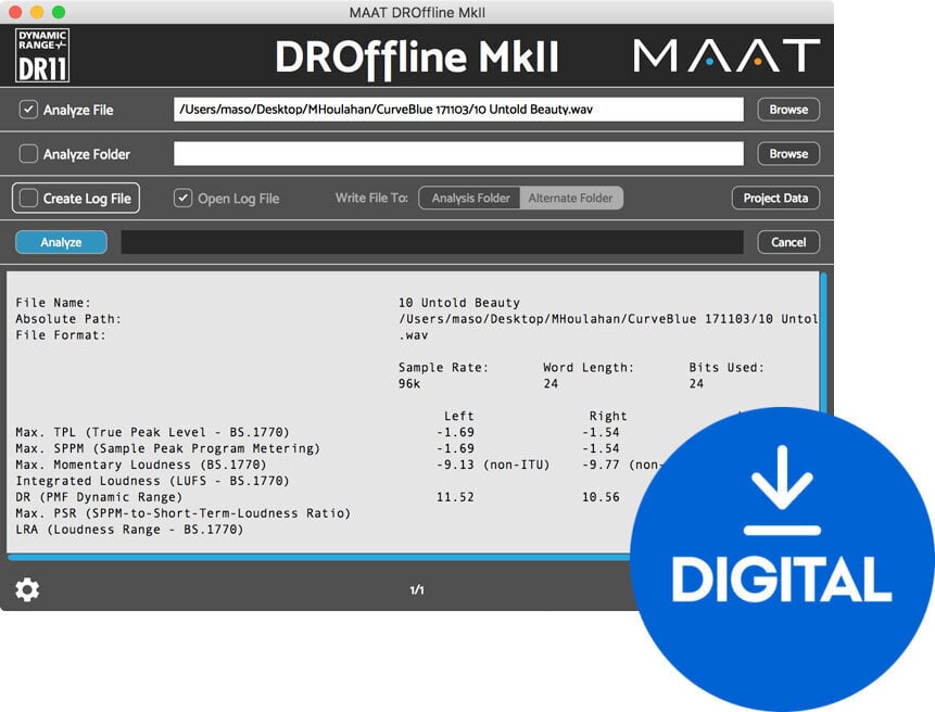 Virtuális effekt MAAT DROffline MkII (Digitális termék)