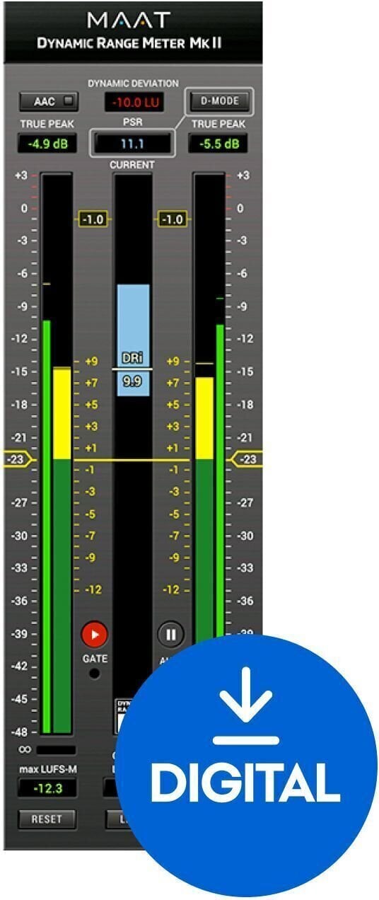 Virtuális effekt MAAT DRMeter MkII (Digitális termék)
