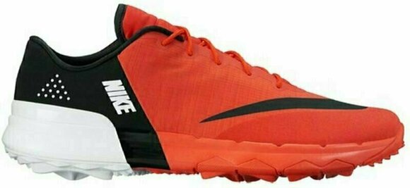 Heren golfschoenen Nike FI Flex Mens Golf Shoes Red/Black/White US 10,5 - 1