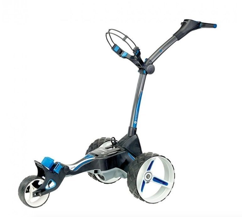 Електрическа количка за голф Motocaddy M5 Connect DHC Graphite Ultra Battery Electric Golf Trolley