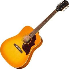 guitarra eletroacústica Epiphone Hummingbird Tribute Heritage Cherry Sunburst guitarra eletroacústica