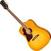 guitarra eletroacústica Epiphone Hummingbird Tribute (Left-handed) Heritage Cherry Sunburst guitarra eletroacústica