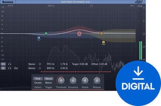 Programski plugin efekti Sonnox Oxford Dynamic EQ HD-HDX (Digitalni proizvod)
