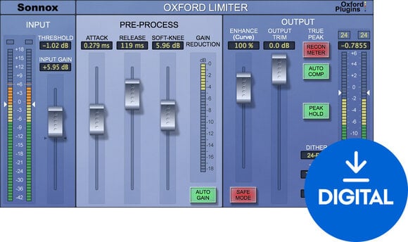 Software de studio Plug-In Efect Sonnox Oxford Limiter (HD-HDX) (Produs digital) - 1
