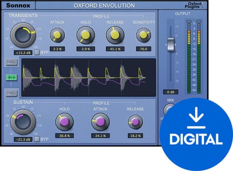 Студійне програмне забезпечення Plug-In ефект Sonnox Oxford Envolution HD-HDX (Цифровий товар) - 1