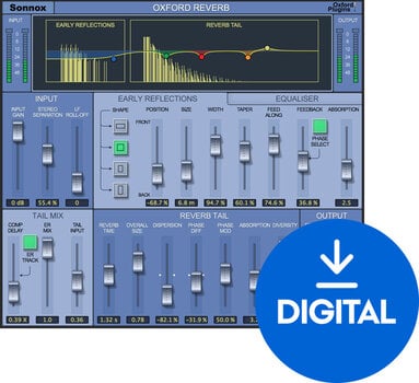 Programski plugin efekti Sonnox Oxford Reverb (HD-HDX) (Digitalni proizvod) - 1