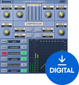 Software de studio Plug-In Efect Sonnox Oxford Dynamics (HD-HDX) (Produs digital) - 1