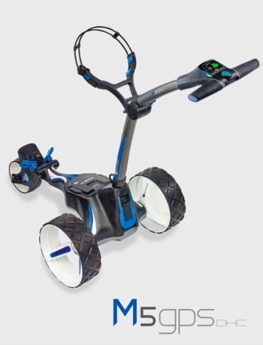 Motocaddy M5 GPS DHC Standard Battery Graphite Electric Golf Trolley Muziker