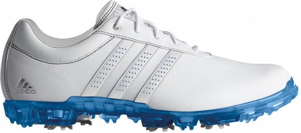Muške cipele za golf Adidas Adipure Flex WD Mens Golf Shoes White UK 10,5