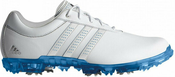 Heren golfschoenen Adidas Adipure Flex WD Mens Golf Shoes White UK 10,5 - 1