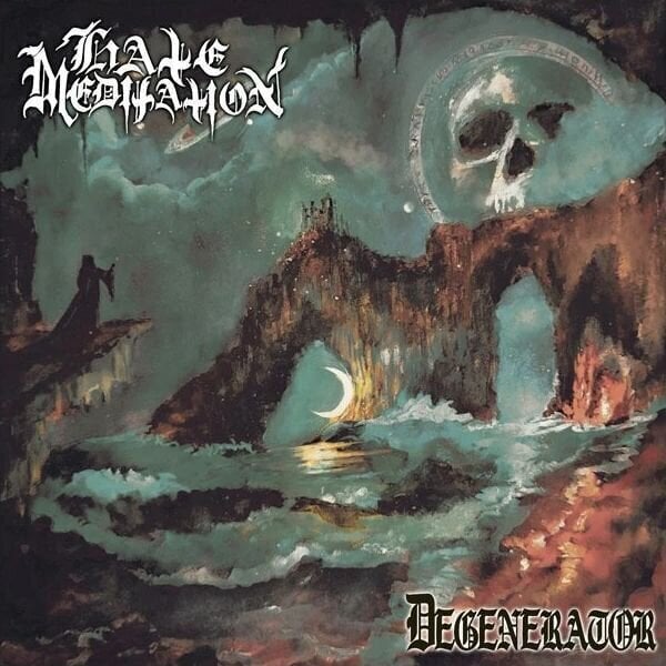 LP plošča Hate Meditation - Degenerator (White Coloured) (LP)