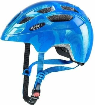 Kid Bike Helmet UVEX Finale Junior LED Blue 51-55 Kid Bike Helmet - 1