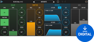 Programski Plug-In efekti BLEASS BL Delay (Digitalni proizvod)