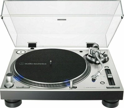 DJ Gramofón Audio-Technica AT-LP140XP Strieborná DJ Gramofón - 1