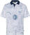 Camisa pólo Golfino Printed Mens Polo Shirt With Striped Collar Flint 50