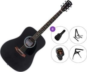 Dreadnought-gitar Pasadena PD-100 SET Black Dreadnought-gitar