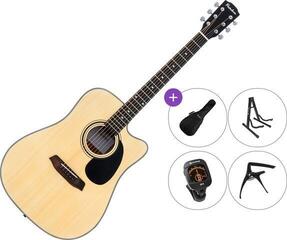 Akustična gitara Pasadena PDC-100 SET Natural Akustična gitara