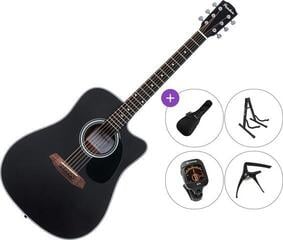Guitarra dreadnought Pasadena PDC-100 SET Black Guitarra dreadnought