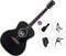 Jumbo akoestische gitaar Pasadena PG-100 Premium SET Black Jumbo akoestische gitaar