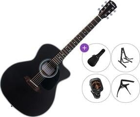 Jumbo Guitar Pasadena PGC-100 Premium SET Black Jumbo Guitar