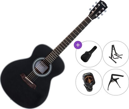 Folk-guitar Pasadena PT-100 Premium SET Black Folk-guitar - 1