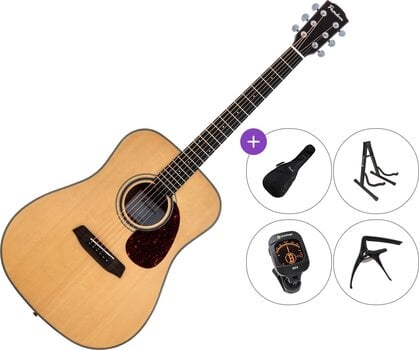 Guitarra dreadnought Pasadena PD-200 Premium SET Natural Guitarra dreadnought - 1