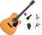 Dreadnought Guitar Pasadena PDC-200 Premium SET Natural Dreadnought Guitar