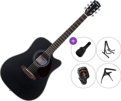 Akustická gitara Pasadena PDC-200 Premium SET Black Akustická gitara - 1