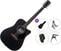 Akustická gitara Pasadena PDC-200 Premium SET Black Akustická gitara