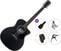 Gitara akustyczna Jumbo Pasadena PGC-200 Premium SET Black Gitara akustyczna Jumbo