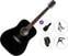 Chitarra Acustica Pasadena PD-300 Premium SET Black Chitarra Acustica