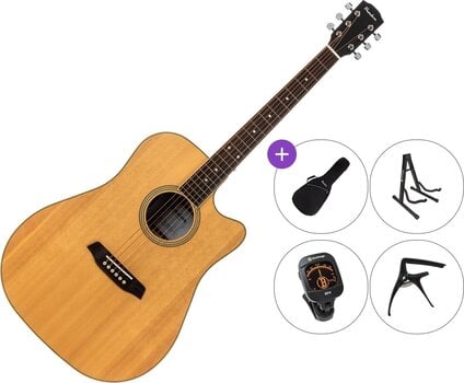 Akustikgitarre Pasadena PDC-300 Premium SET Natural Satin Akustikgitarre - 1