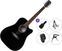 Акустична китара Pasadena PDC-300 Premium SET Black Акустична китара