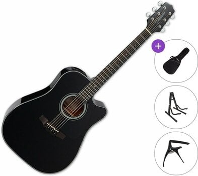 guitarra eletroacústica Takamine GD30CE Standard SET Black guitarra eletroacústica - 1