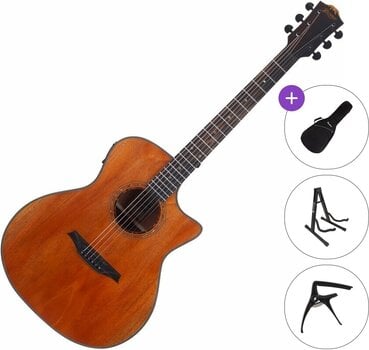 elektroakustisk gitarr Bromo BAT2MCE Standard SET Natural elektroakustisk gitarr - 1